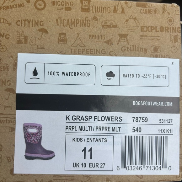 BOGS boots Little Girls NIB - Picture 10 of 10